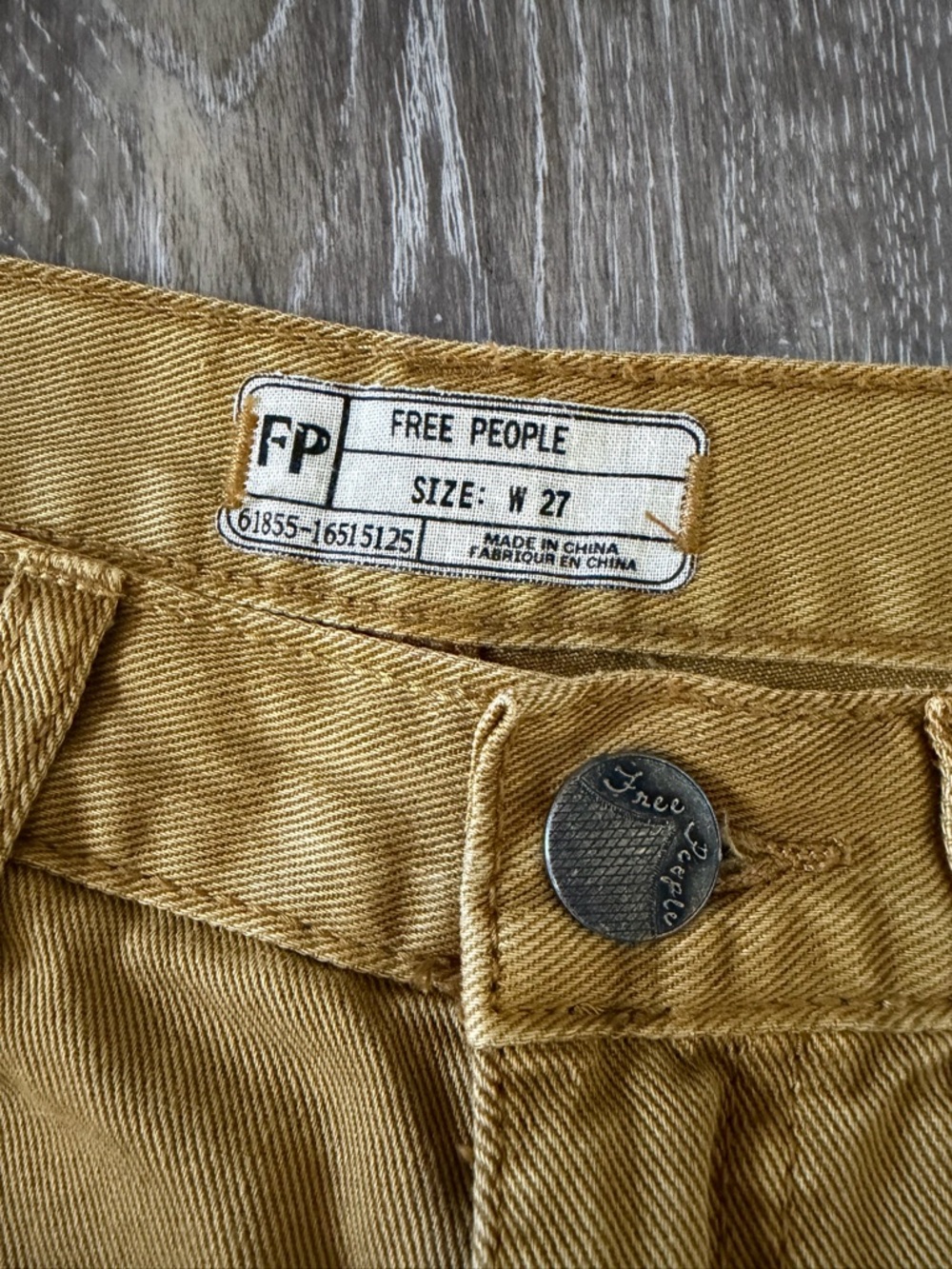 Free People Distressed Denim Shorts - Picture 3 of 9